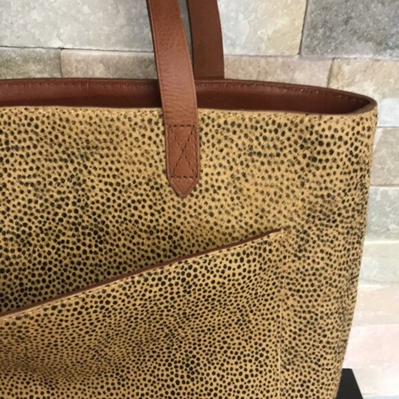 MADEWELL Genuine Calf Hair Med.Transport Tote(2) - Picture 7 of 12
